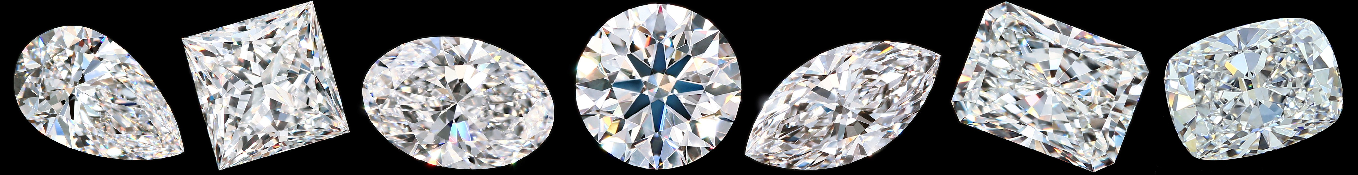 8x Diamond Shapes